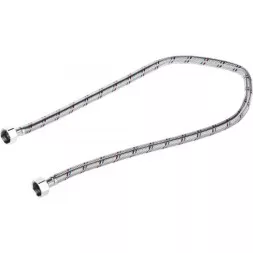 Подводка гибкая STAYER для воды, оплетка из нержавеющей стали, г/г 1/2&quot; - 0,8м 51015-G/G-080