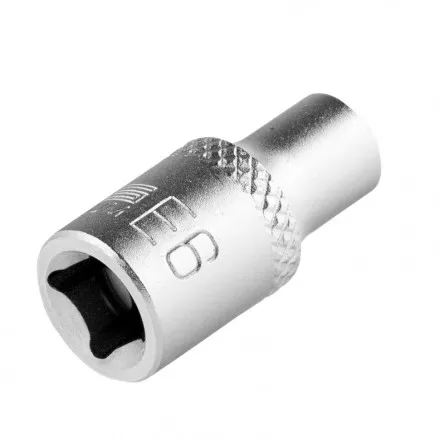 Головка торцевая 1/4 Е6 CrV Stels 13865 купить в Магнитогорске