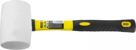 Киянка STAYER &quot;PROFI&quot; резиновая БЕЛАЯ, с фиберглассовой ручкой, 900г 20533-900 купить в Магнитогорске