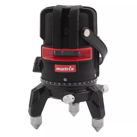 Лазерный уровень ML 05 Red, 20 м, 635 нм, резьба 5/8&quot; Matrix 35066 купить в Магнитогорске