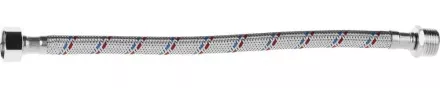 Подводка гибкая STAYER для воды, оплетка из нержавеющей стали, г/ш 1/2&quot; - 0,3м 51015-G/S-030 купить в Магнитогорске