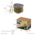 ЗУБР CNW 100 х 3.1 мм, барабанные гвозди рифленые, 2400 шт (305382-100) купить в Магнитогорске