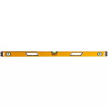 Уровень JCB коробчатый, магнитный, 2 фрезерованные базовые поверхности, 3 ампулы, крашенный, с ручками, 0,5мм/м, 120см JBL005 купить в Магнитогорске