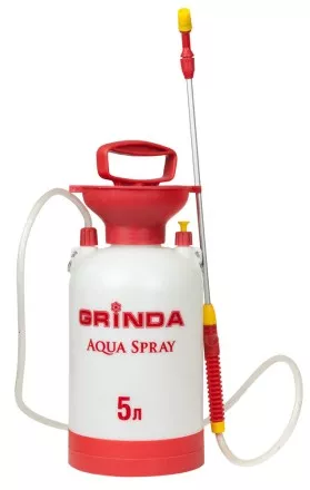 Опрыскиватель садовый GRINDA &quot;Aqua Spray&quot;, широкая горловина, устойчивое дно, алюминиевый удлинитель, 5л 8-425115_z01 купить в Магнитогорске