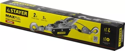 Лебедка STAYER &quot;MAXPull&quot; рычажная, тросовая, 2т/3м 4310-2 купить в Магнитогорске