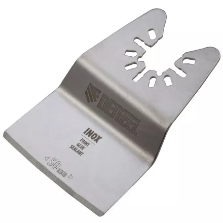 Насадка для МФИ шабер полукруг, Inox, для снятия краски и др., ширина 50 мм, длина общая 74 мм, ступенчатый Denzel 782317 купить в Магнитогорске