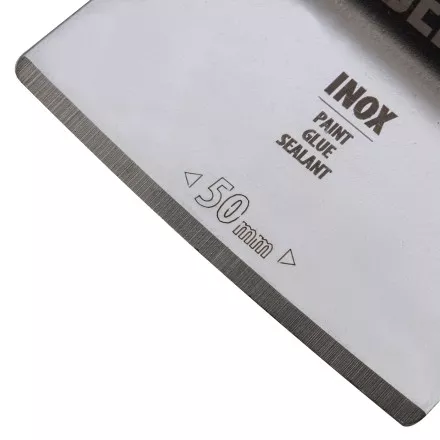 Насадка для МФИ шабер полукруг, Inox, для снятия краски и др., ширина 50 мм, длина общая 74 мм, ступенчатый Denzel 782317 купить в Магнитогорске