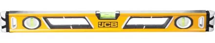 Уровень JCB коробчатый, магнитный, 2 фрезерованные базовые поверхности, 3 ампулы, крашенный, с ручками, 0,5мм/м, 60см JBL003 купить в Магнитогорске
