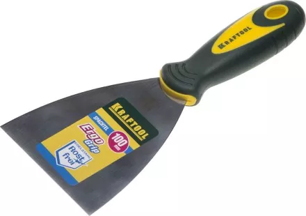 Шпательная лопатка KRAFTOOL с 2-компонент ручк, профилиров нержав полотно, 100мм 10035-100 купить в Магнитогорске