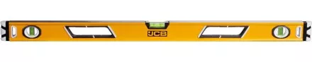 Уровень JCB коробчатый, магнитный, 2 фрезерованные базовые поверхности, 3 ампулы, крашенный, с ручками, 0,5мм/м, 90см JBL004 купить в Магнитогорске