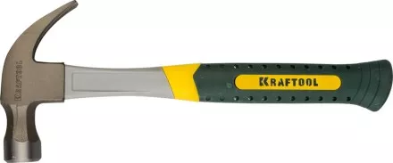 Молоток-гвоздодер 560 г с фиберглассовой рукояткой, KRAFTOOL 20280-560 20280-560 купить в Магнитогорске