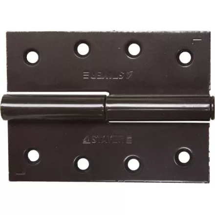 Петля дверная STAYER &quot;MASTER&quot; разъемная, цвет коричневый, левая, 100мм 37613-100-3L купить в Магнитогорске