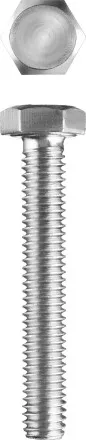 Болт ГОСТ 7798-70, M8 x 30 мм, 4 шт, кл. пр. 5.8, оцинкованный, ЗУБР 303086-08-030 купить в Магнитогорске