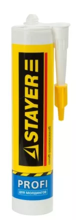 Клей монтажный STAYER Professional, для молдингов и панелей, 280мл 41327 купить в Магнитогорске