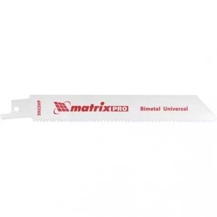 Полотна универсальные для сабельной пилы S922VF  125/1,8-2,5мм Bimetal 2 штуки PRO Matrix 782001 купить в Магнитогорске