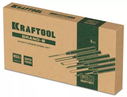 Набор профессиональных токарных резцов по дереву KRAFTOOL 18368 купить в Магнитогорске