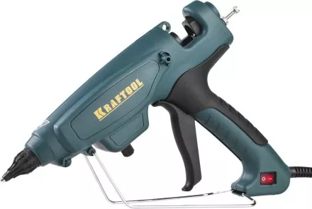 Пистолет клеевой (термоклеящий) &quot;PRO&quot;, KRAFTOOL 06843-300-12, электр, двухкомп корпус, регулятор темп, выход клея 1,5 кг/час, d=12мм, 300Вт 06843-300-12 купить в Магнитогорске