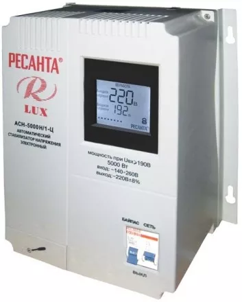 Стабилизатор Ресанта АСН-5000 Н/1-Ц купить в Магнитогорске