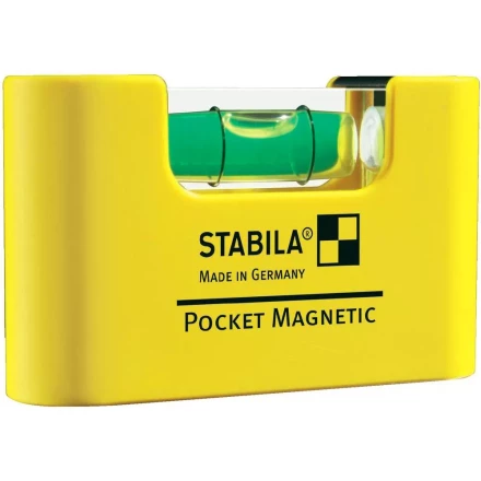 Уровень тип  Pocket Magnetic  70x20x40мм  с магнитом   STABILA купить в Магнитогорске