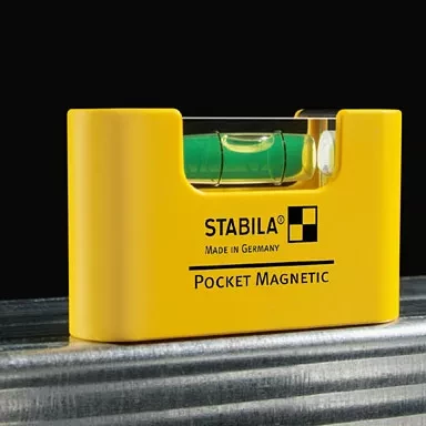 Уровень тип  Pocket Magnetic  70x20x40мм  с магнитом   STABILA купить в Магнитогорске