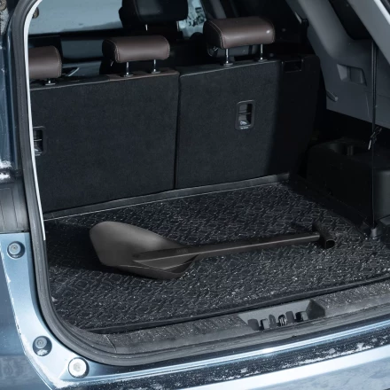 Лопата автомобильная Denzel, 230х290х690мм, сверхпрочный полиамид, 61670 купить в Магнитогорске