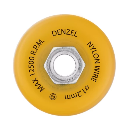 Щетка для УШМ, 75 мм, Чашка, нейлоновая щетина, М14, Denzel 74465 купить в Магнитогорске