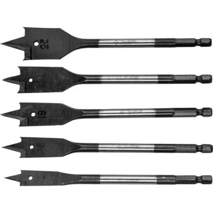 ЗУБР. Набор перьевых сверл по дереву, 5 шт: 12-16-18-20-25 мм 29505-H5 купить в Магнитогорске