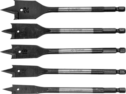 ЗУБР. Набор перьевых сверл по дереву, 5 шт: 12-16-18-20-25 мм 29505-H5 купить в Магнитогорске