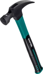 Молоток-гвоздодер с фиберглассовой двухкомпонентной рукояткой 20265-56