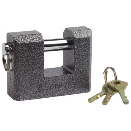 Замок STAYER &quot;MASTER&quot; навесной, П-образн.металлический корпус, с закаленной дужкой, в коробке, 80мм 37143-80 купить в Магнитогорске