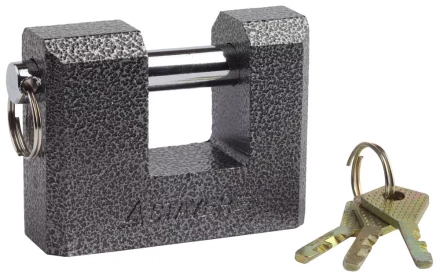 Замок STAYER &quot;MASTER&quot; навесной, П-образн.металлический корпус, с закаленной дужкой, в коробке, 80мм 37143-80 купить в Магнитогорске