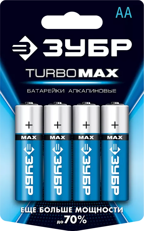 Батарейки TURBO MAX алкалиновые AA 15В серия Без серии купить в Магнитогорске