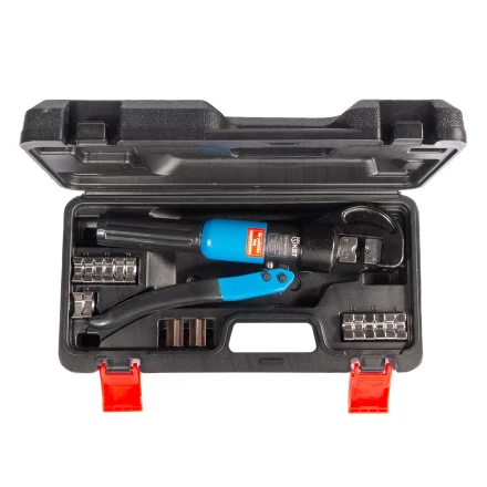 Пресс гидравлический ручной КВТ ПГР-70БР для опрессовки наконечников до 70 мм и резки болтов  до 12 мм (91807) купить в Магнитогорске