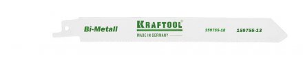 Полотно KRAFTOOL &quot;INDUSTRIE QUALITAT&quot;, S922EF, для эл/ножовки, Bi-Metall, по металлу, шаг 1,4мм, 130мм 159755-13 купить в Магнитогорске