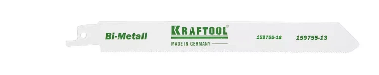 Полотно KRAFTOOL "INDUSTRIE QUALITAT", S922EF, для эл/ножовки, Bi-Metall, по металлу, шаг 1,4мм, 130мм 159755-13 купить в Магнитогорске