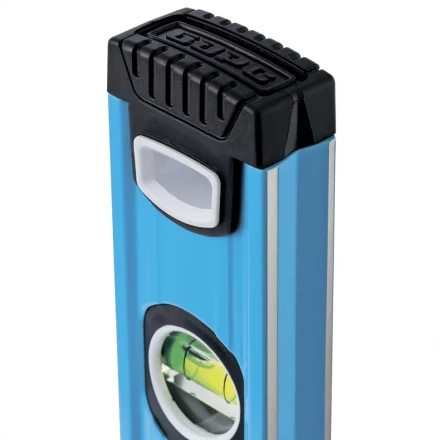 Уровень алюминиевый 1200 мм профиль 1.6 мм фрезерованный ударопрочные заглушки 3 глазка БАРС 34428 купить в Магнитогорске