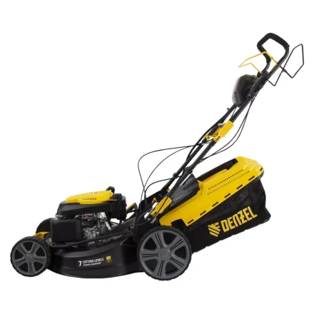 Газонокосилка бензиновая GLD-520SP-VE, 196 см3, ширина 52 см, привод, вариатор, электрический старт, 60 л Denzel 58806 купить в Магнитогорске