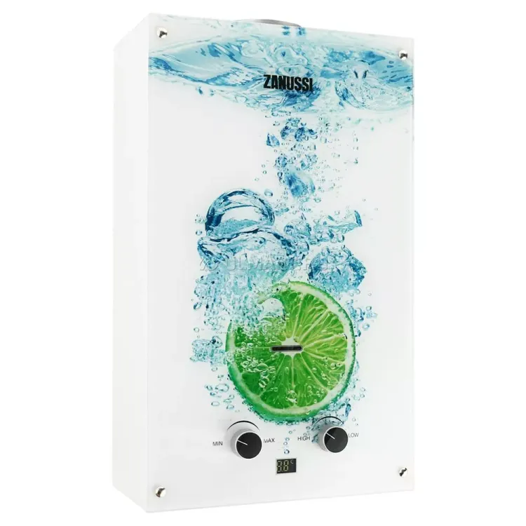 Колонка газовая Zanussi GWH 10 Fonte Glass Lime купить в Магнитогорске