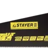 Ножовка универсальная (пила) STAYER BlackMAX 500 мм, 7TPI, тефлон покрытие, рез вдоль и поперек волокон, для средних заготовок, фанеры, ДСП, МДФ 2-15081-50 купить в Магнитогорске