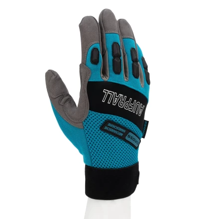 Перчатки универсальные комбинированные, с защитными накладками, STYLISH, размер M (8)// Gross 90318 купить в Магнитогорске