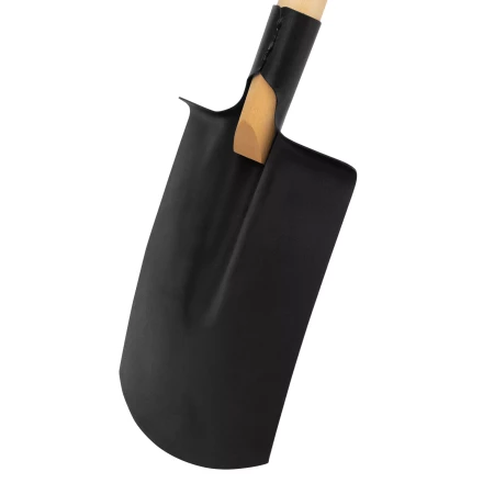 Лопата прямоугольная, 200х284х1340 мм, деревянный черенок с пропиткой, Россия Сибртех 614585 купить в Магнитогорске