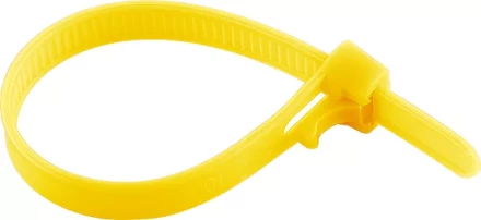 Хомуты универсальные многоразового использования пластиковые 300 х 7,2мм 50 шт  СИБРТЕХ 45583 купить в Магнитогорске