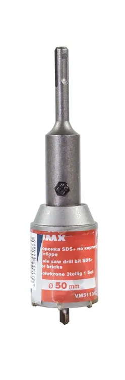 Коронка SDS+ ф50 мм по кирпичу в сборе VMX 511043 купить в Магнитогорске