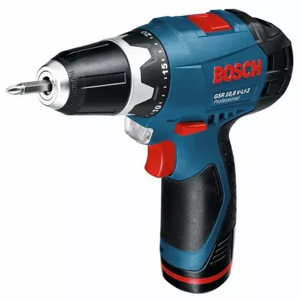Дрель-шуруповерт аккумуляторная BOSCH GSR 10,8-2-LI (0.601.868.109) в кейсе купить в Магнитогорске