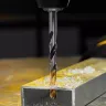 Сверло спиральное по металлу Denzel 8 x 117мм, Р6М5, Golden Tip, многогранная заточка, 718282 купить в Магнитогорске