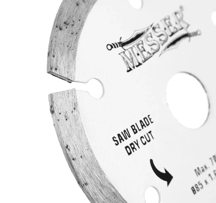 Диск 85х15х1,6х1 мм алмазный для циркулярной мини-пилы MESSER М200 (макс 7000 об/мин, сухой рез) купить в Магнитогорске