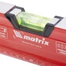 Уровень алюминиевый магнитный 1200 мм с зеркальным глазком MATRIX 2 компонентные рукоятки артикул 34734 купить в Магнитогорске