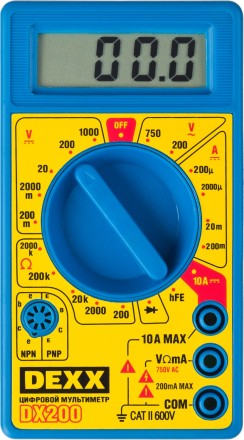 Мультиметр DEXX DX200 цифровой 45300 купить в Магнитогорске