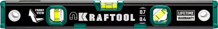 Профессиональный магнитный уровень с зеркальным глазком KRAFTOOL 34785-40 купить в Магнитогорске