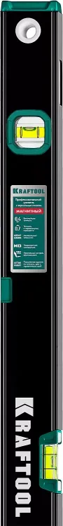 Профессиональный магнитный уровень с зеркальным глазком KRAFTOOL 34785-40 купить в Магнитогорске